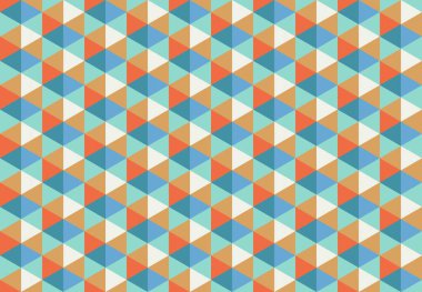 Altıgen desenli modern renkli arkaplan