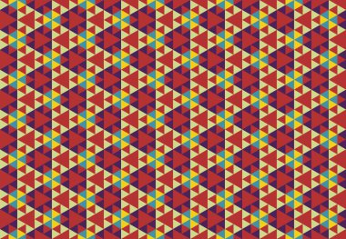 Altıgen desenli modern renkli arkaplan