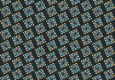 Altıgen desenli modern renkli arkaplan