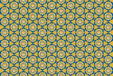 Tekrarlanan şekillerle soyut yaratıcı arkaplan