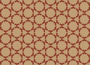 Tekrarlanan şekillerle soyut yaratıcı arkaplan