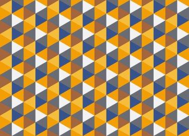 Altıgen desenli modern renkli arkaplan