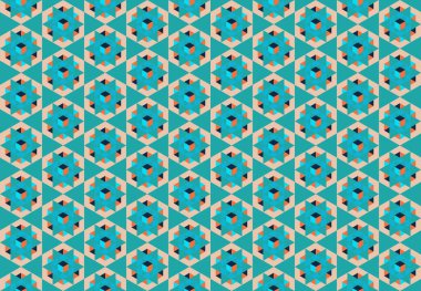 Altıgen desenli modern renkli arkaplan