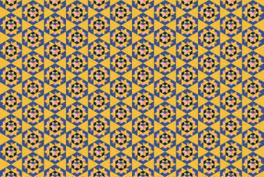 Geometrik elementlerle kusursuz soyut arkaplan