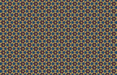 Altıgen desenli modern renkli arkaplan