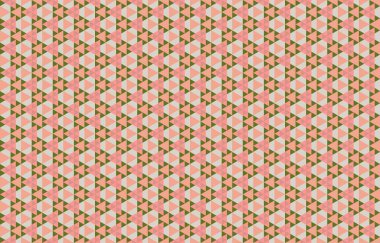 Altıgen desenli modern renkli arkaplan