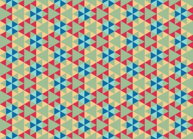 Altıgen desenli modern renkli arkaplan