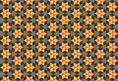 Altıgen desenli modern renkli arkaplan