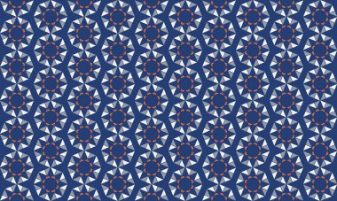 Altıgen desenli modern renkli arkaplan