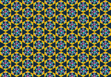 Tekrarlanan şekillerle soyut yaratıcı arkaplan