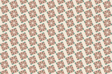 Tekrarlanan şekillerle soyut yaratıcı arkaplan