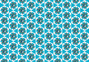 Altıgen desenli modern renkli arkaplan