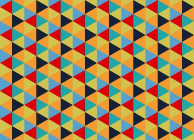 Tekrarlanan şekillerle soyut yaratıcı arkaplan