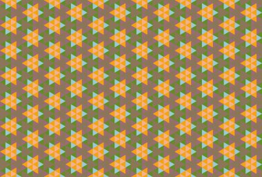 Tekrarlanan şekillerle soyut yaratıcı arkaplan