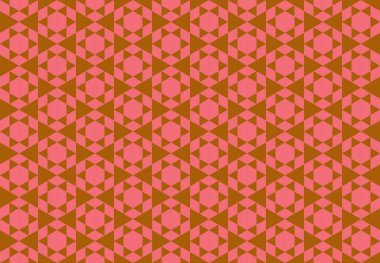 Tekrarlanan şekillerle soyut yaratıcı arkaplan