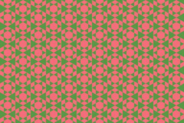 Tekrarlanan şekillerle soyut yaratıcı arkaplan