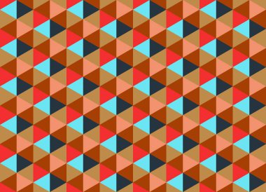 Altıgen desenli modern renkli arkaplan