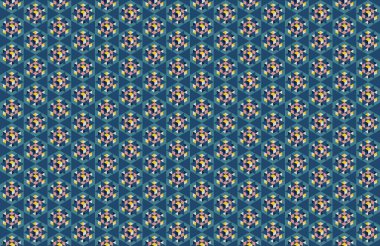 Tekrarlanan şekillerle soyut yaratıcı arkaplan