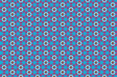 Tekrarlanan şekillerle soyut yaratıcı arkaplan