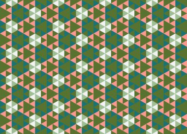 Altıgen desenli modern renkli arkaplan