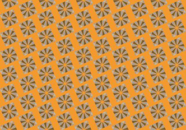 Tekrarlanan şekillerle soyut yaratıcı arkaplan