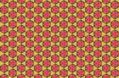 Altıgen desenli modern renkli arkaplan