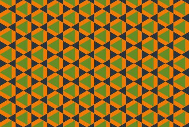 Altıgen desenli modern renkli arkaplan