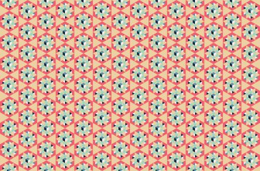 Tekrarlanan şekillerle soyut yaratıcı arkaplan