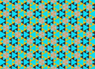 Tekrarlanan şekillerle soyut yaratıcı arkaplan