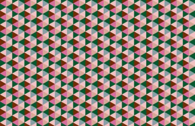 Altıgen desenli modern renkli arkaplan