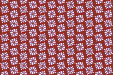 Tekrarlanan şekillerle soyut yaratıcı arkaplan