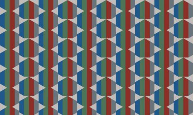 Altıgen desenli modern renkli arkaplan