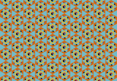 Altıgen desenli modern renkli arkaplan