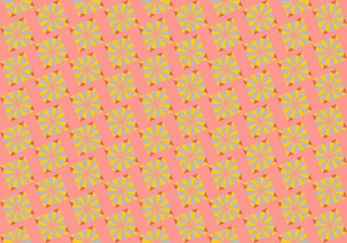 Geometrik elementlerle kusursuz soyut arkaplan