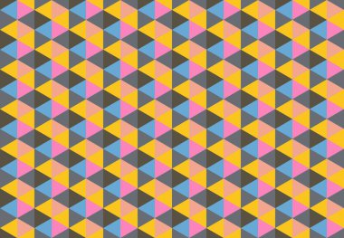 Tekrarlanan şekillerle soyut yaratıcı arkaplan