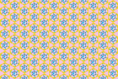 Altıgen desenli modern renkli arkaplan