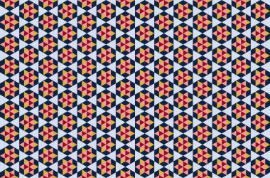 Tekrarlanan şekillerle soyut yaratıcı arkaplan