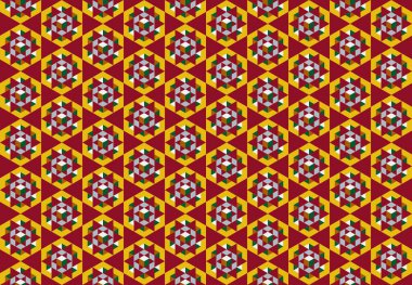 Tekrarlanan şekillerle soyut yaratıcı arkaplan