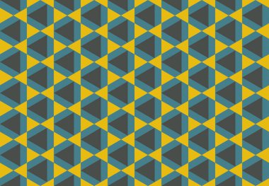 Altıgen desenli modern renkli arkaplan