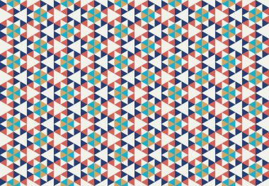 Tekrarlanan şekillerle soyut yaratıcı arkaplan