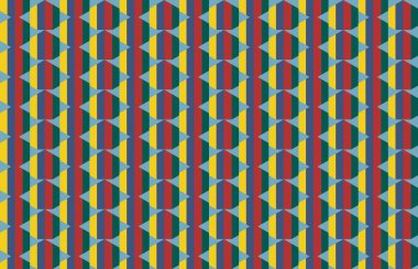 Altıgen desenli modern renkli arkaplan