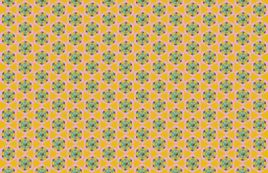 Altıgen desenli modern renkli arkaplan