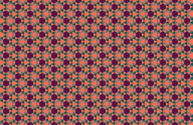 Altıgen desenli modern renkli arkaplan