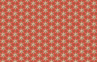 Tekrarlanan şekillerle soyut yaratıcı arkaplan