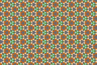 Altıgen desenli modern renkli arkaplan