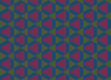 Altıgen desenli modern renkli arkaplan