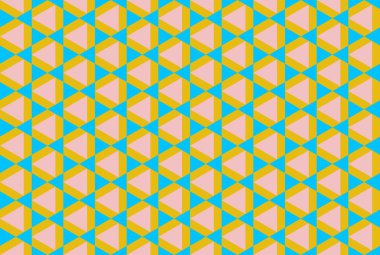 Altıgen desenli modern renkli arkaplan