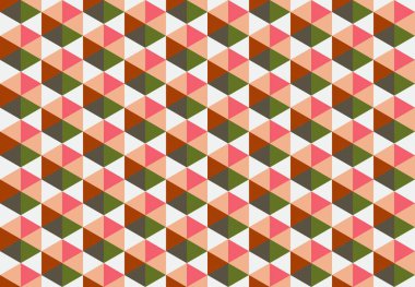 Altıgen desenli modern renkli arkaplan