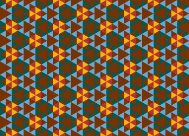 Altıgen desenli modern renkli arkaplan