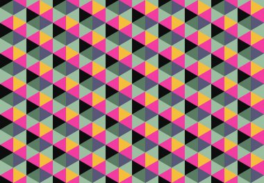 Altıgen desenli modern renkli arkaplan